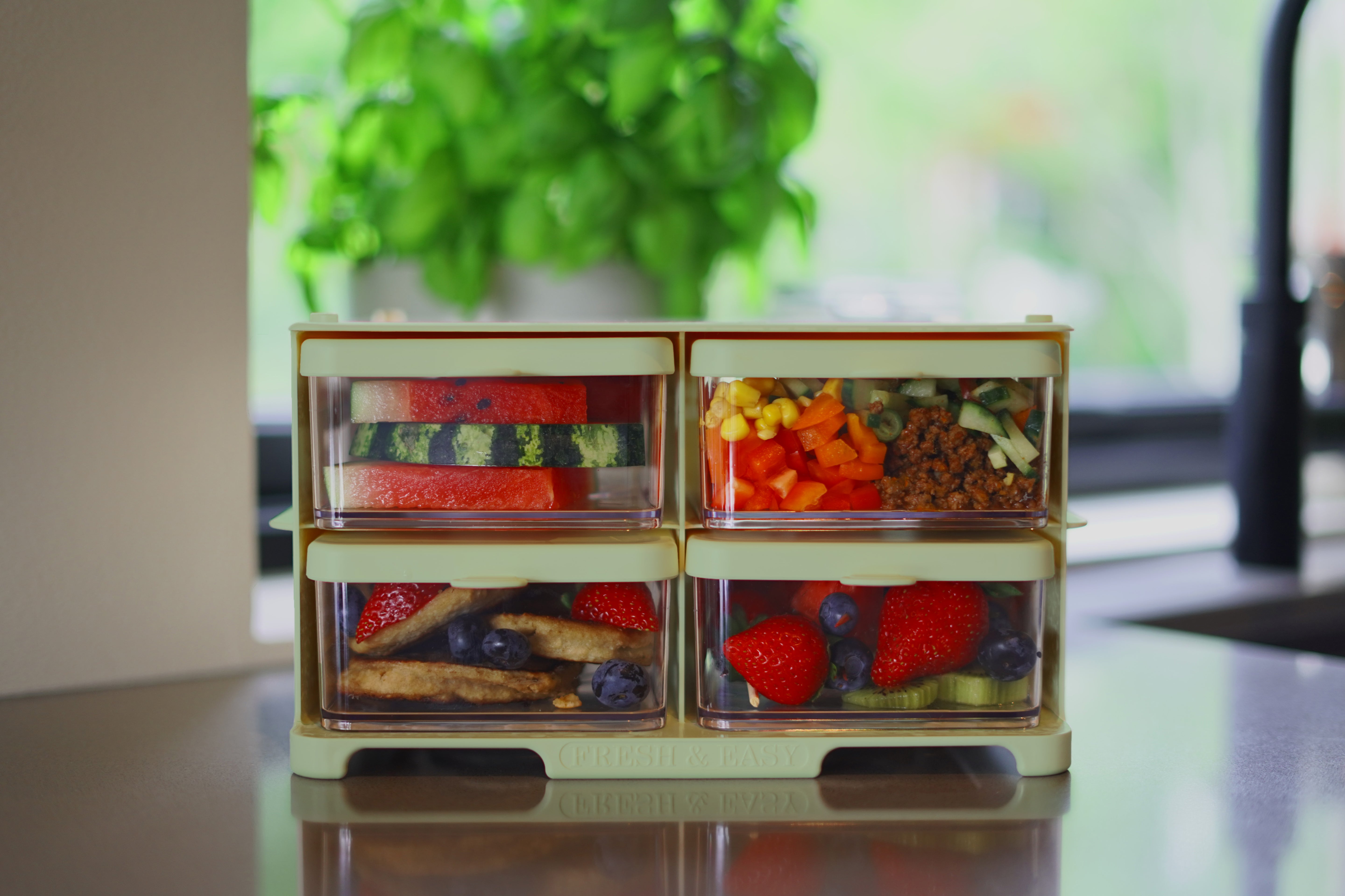 Fresh & Easy Matrack pastellgrønn