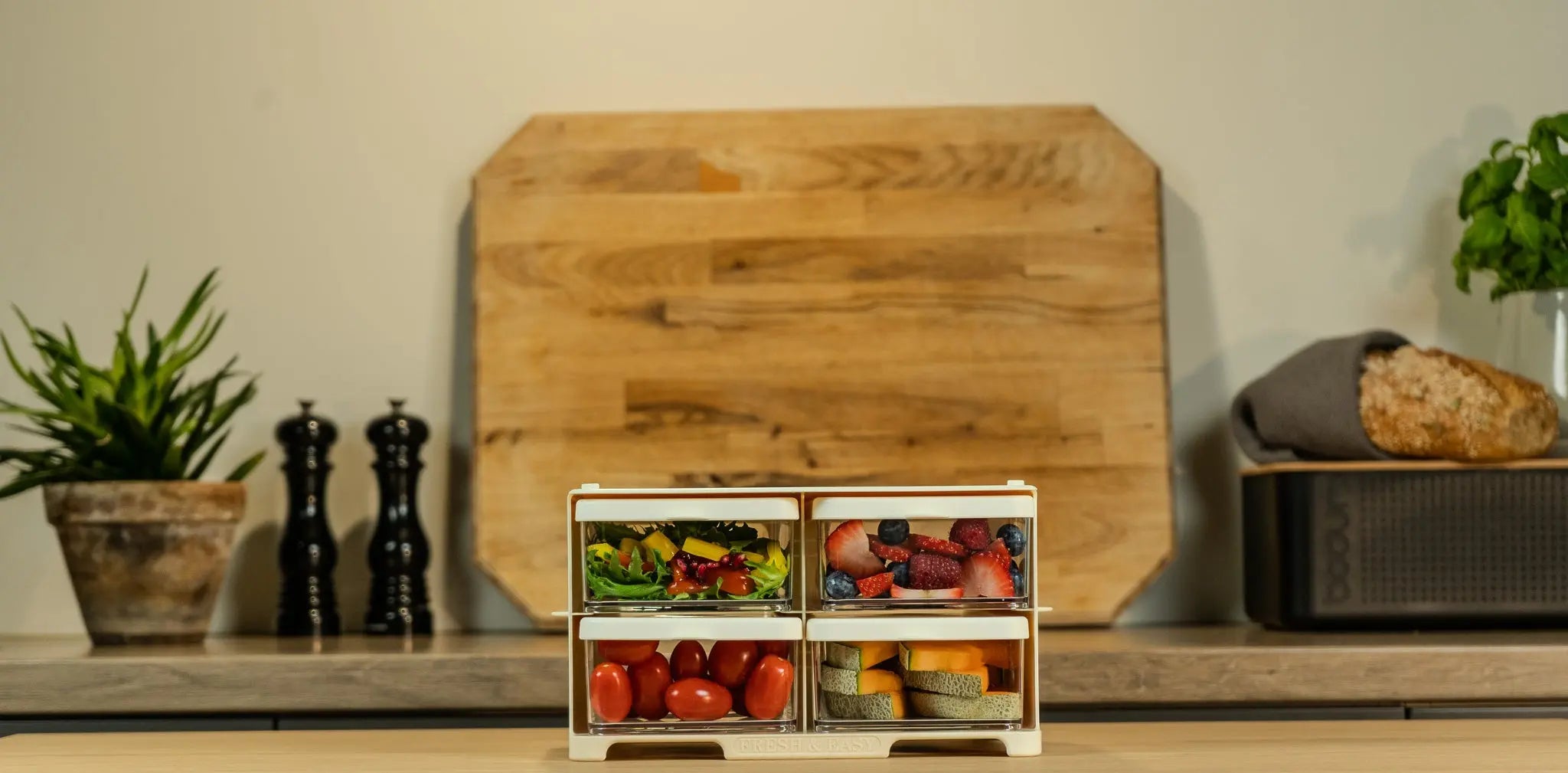 Fresh & Easy Matrack kremhvit