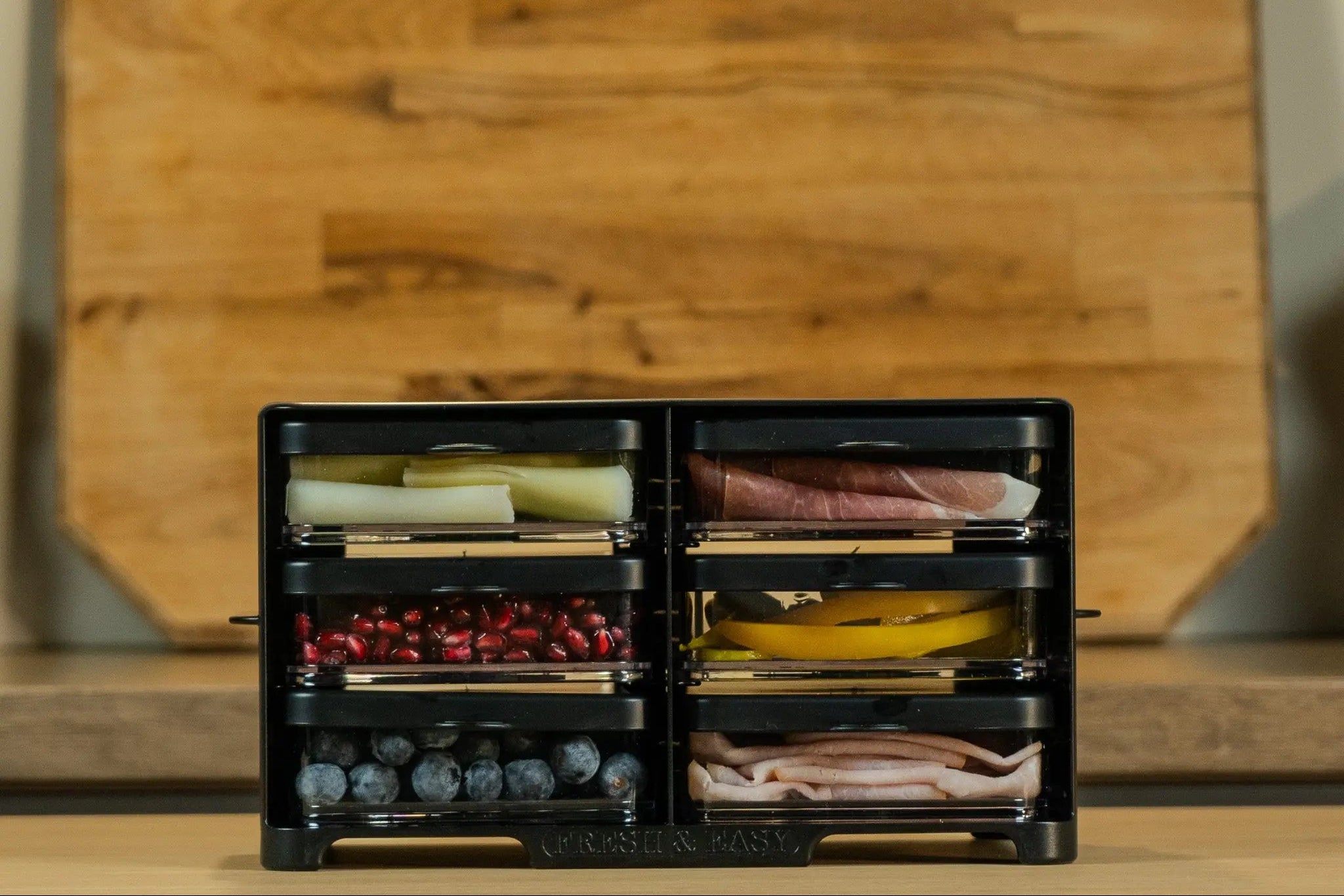 Fresh & Easy påleggsrack Svart