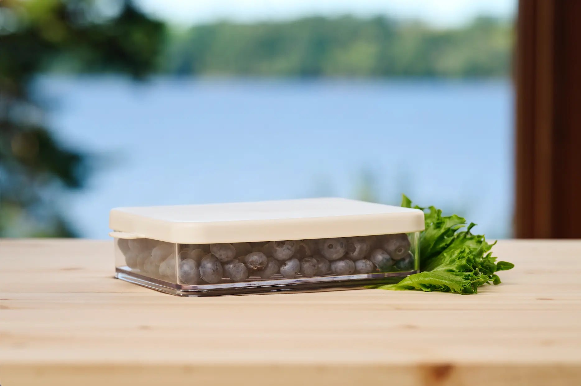 Fresh & Easy påleggsboks kremhvit