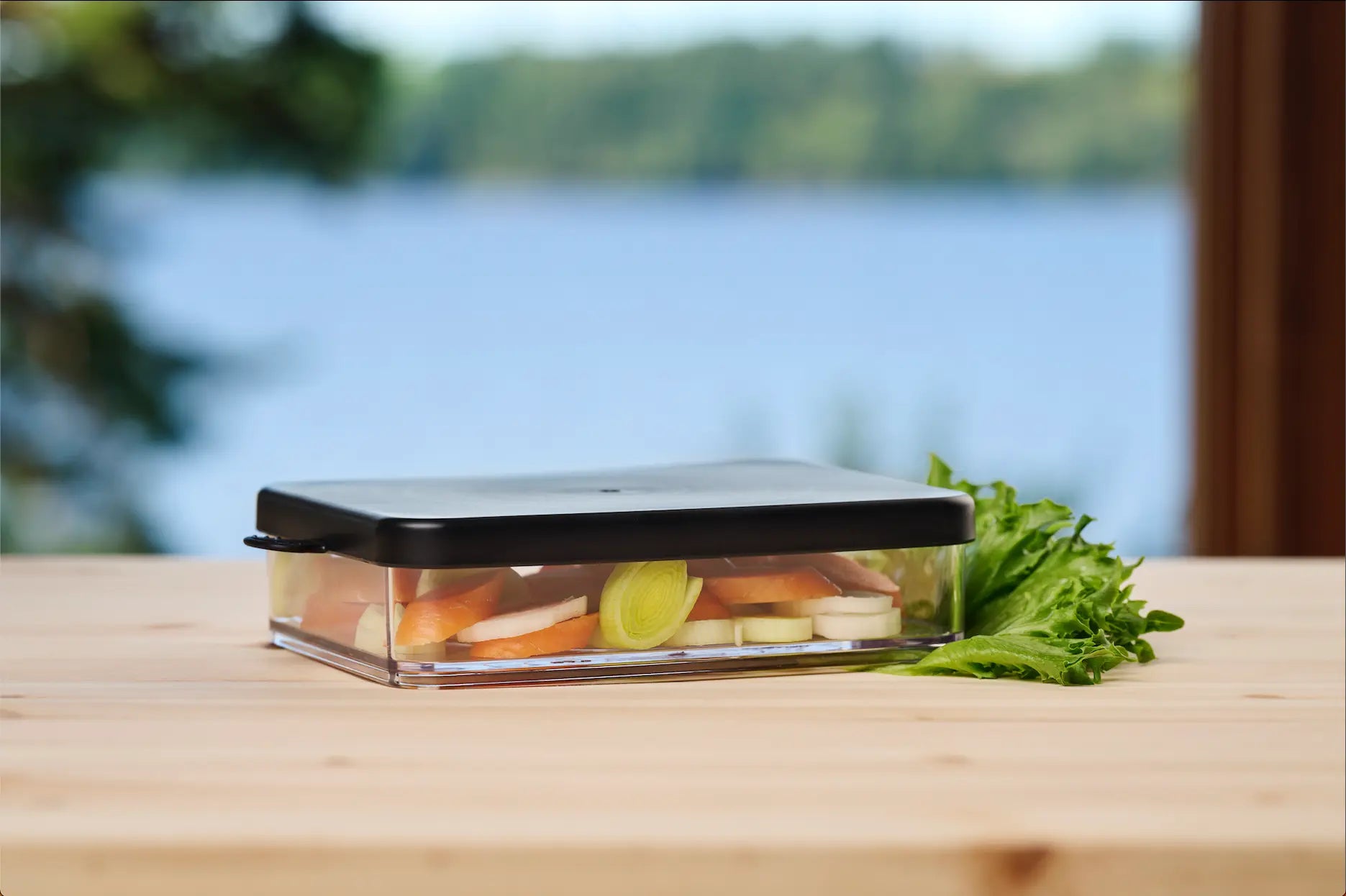 Fresh & Easy påleggsboks Svart