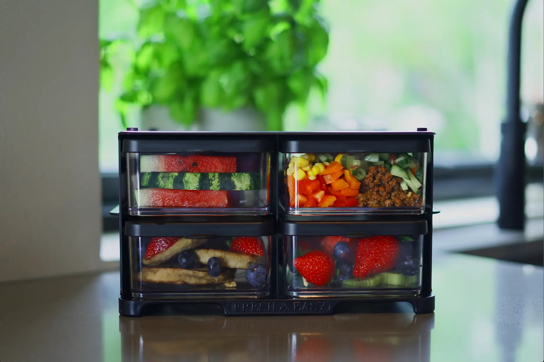 Fresh & Easy Matrack svart