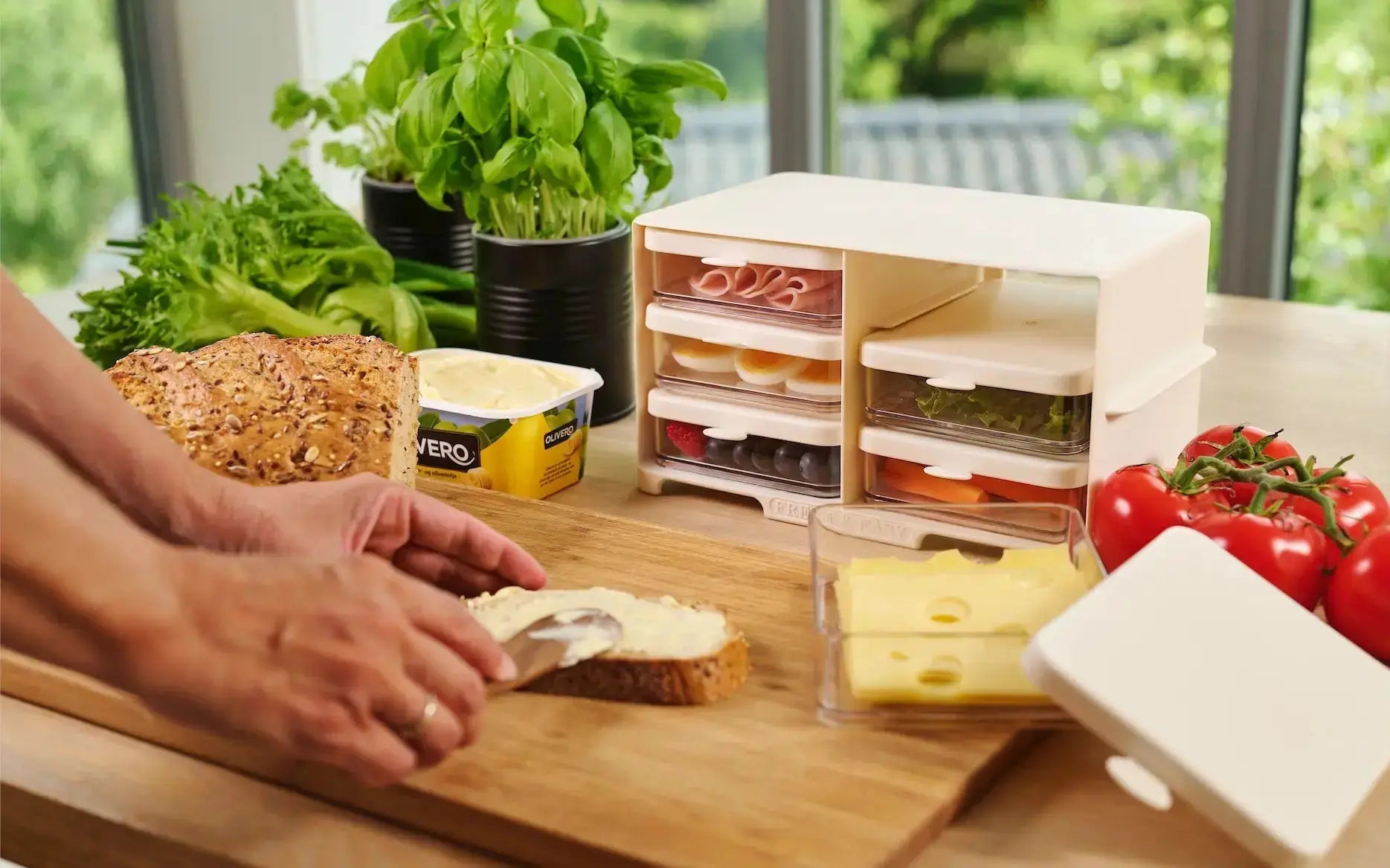 Fresh & Easy påleggsrack Kremhvit