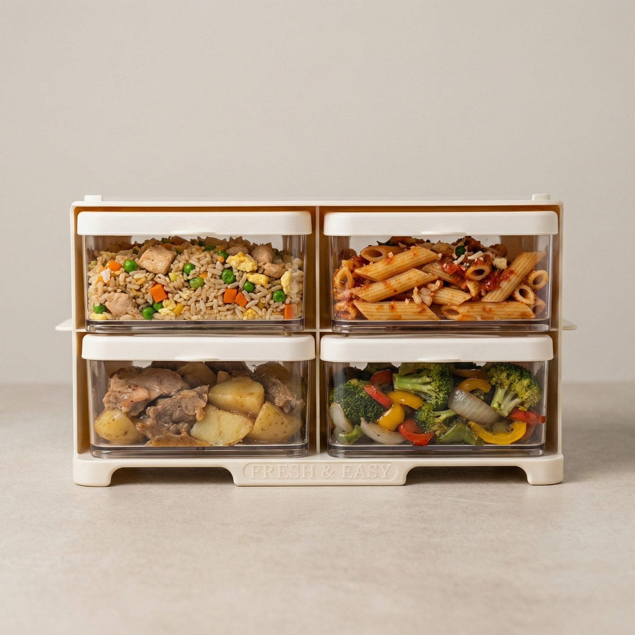 Fresh & Easy Matrack kremhvit