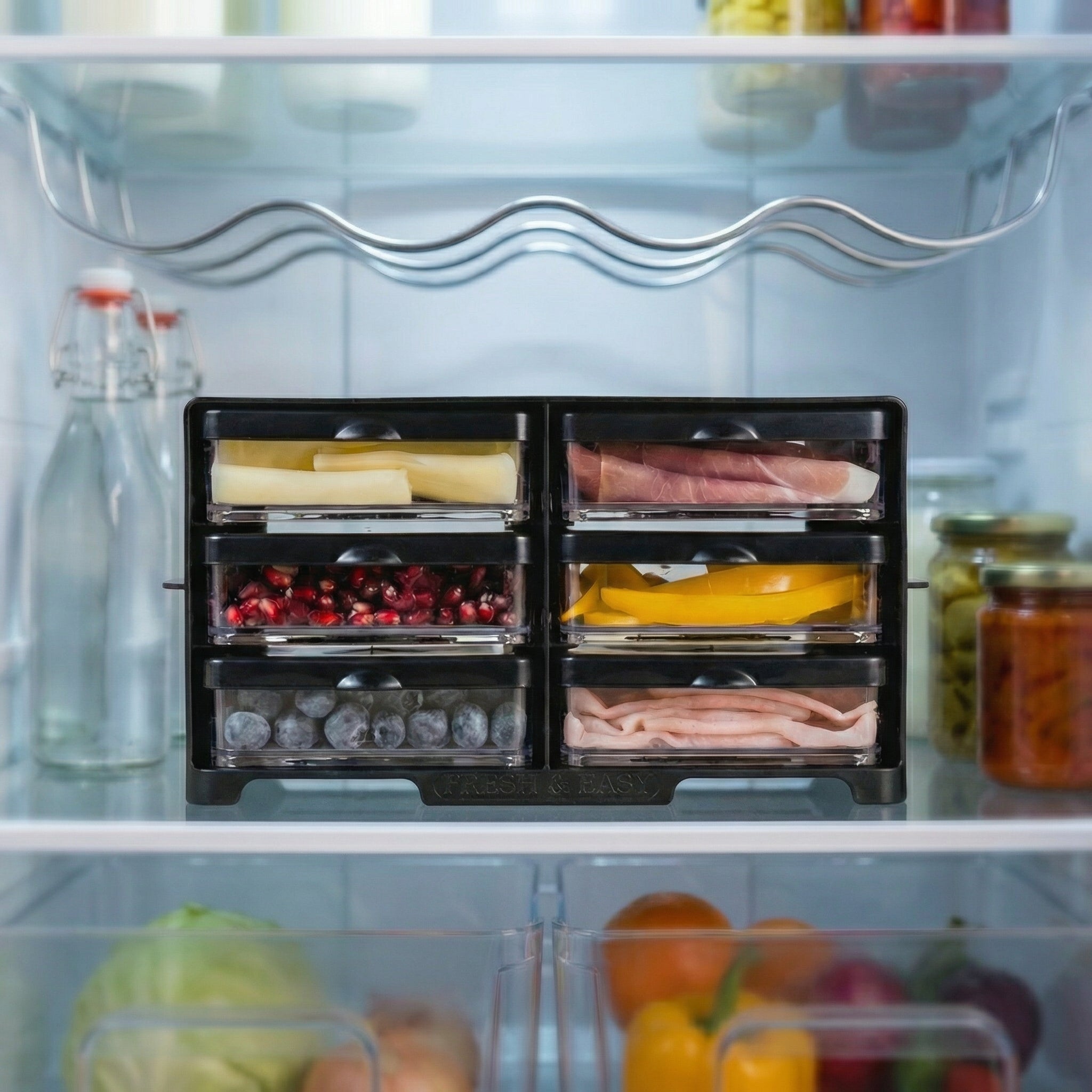 Fresh & Easy Påleggsrack svart