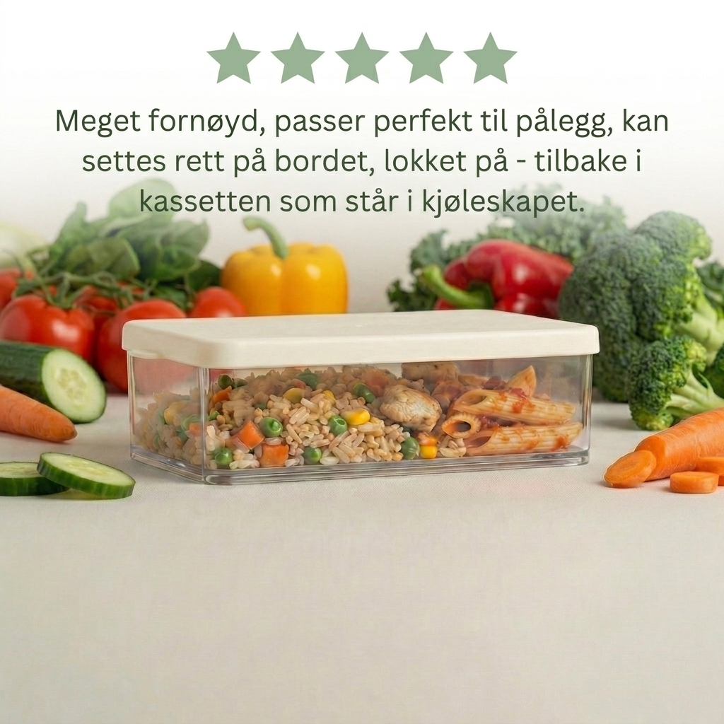 Fresh & Easy Matboks kremhvit