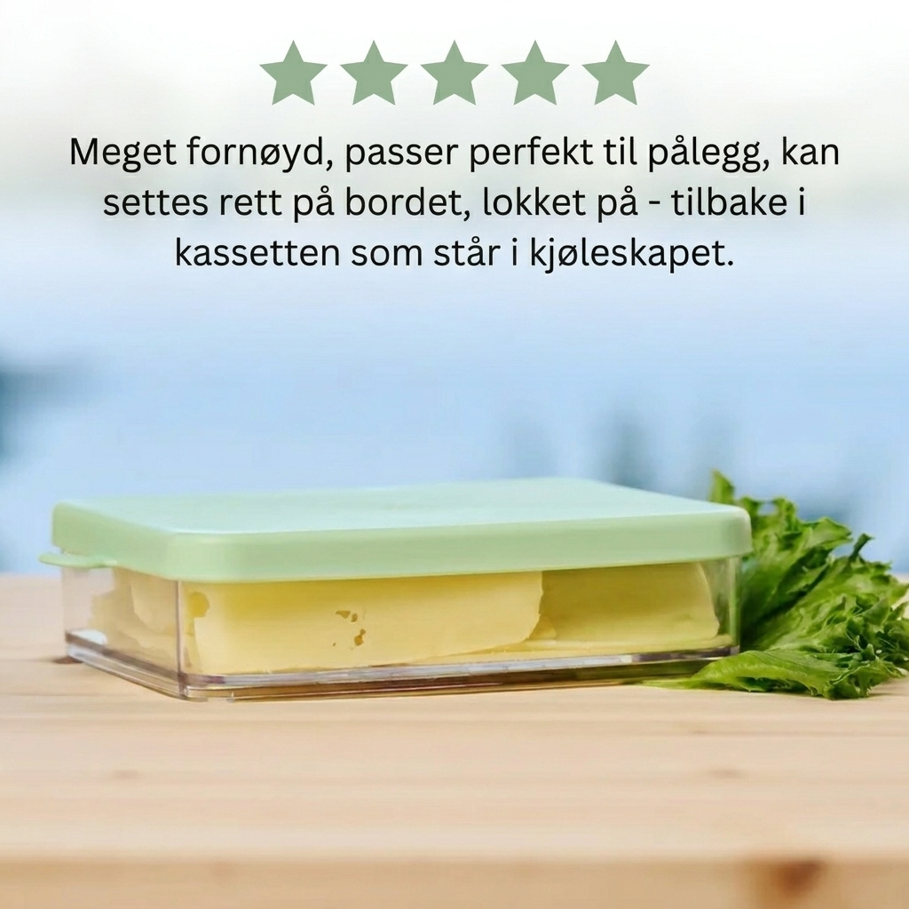Fresh & Easy Påleggsboks pastellgrønn