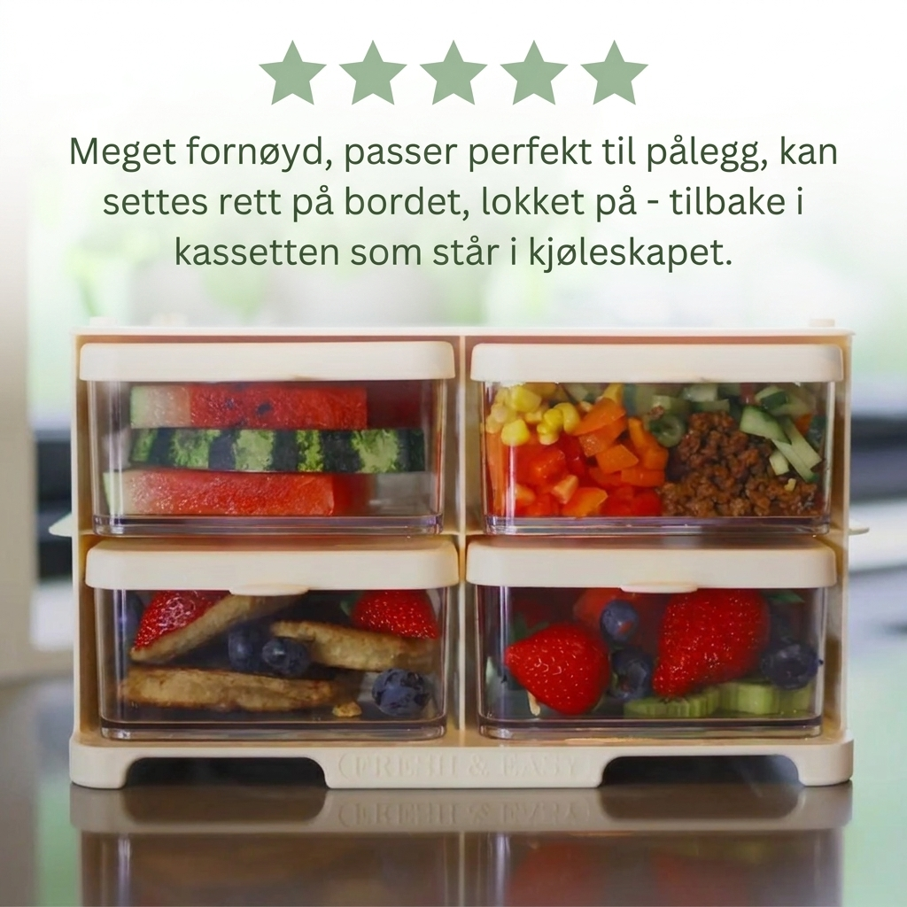 Fresh & Easy Matrack kremhvit