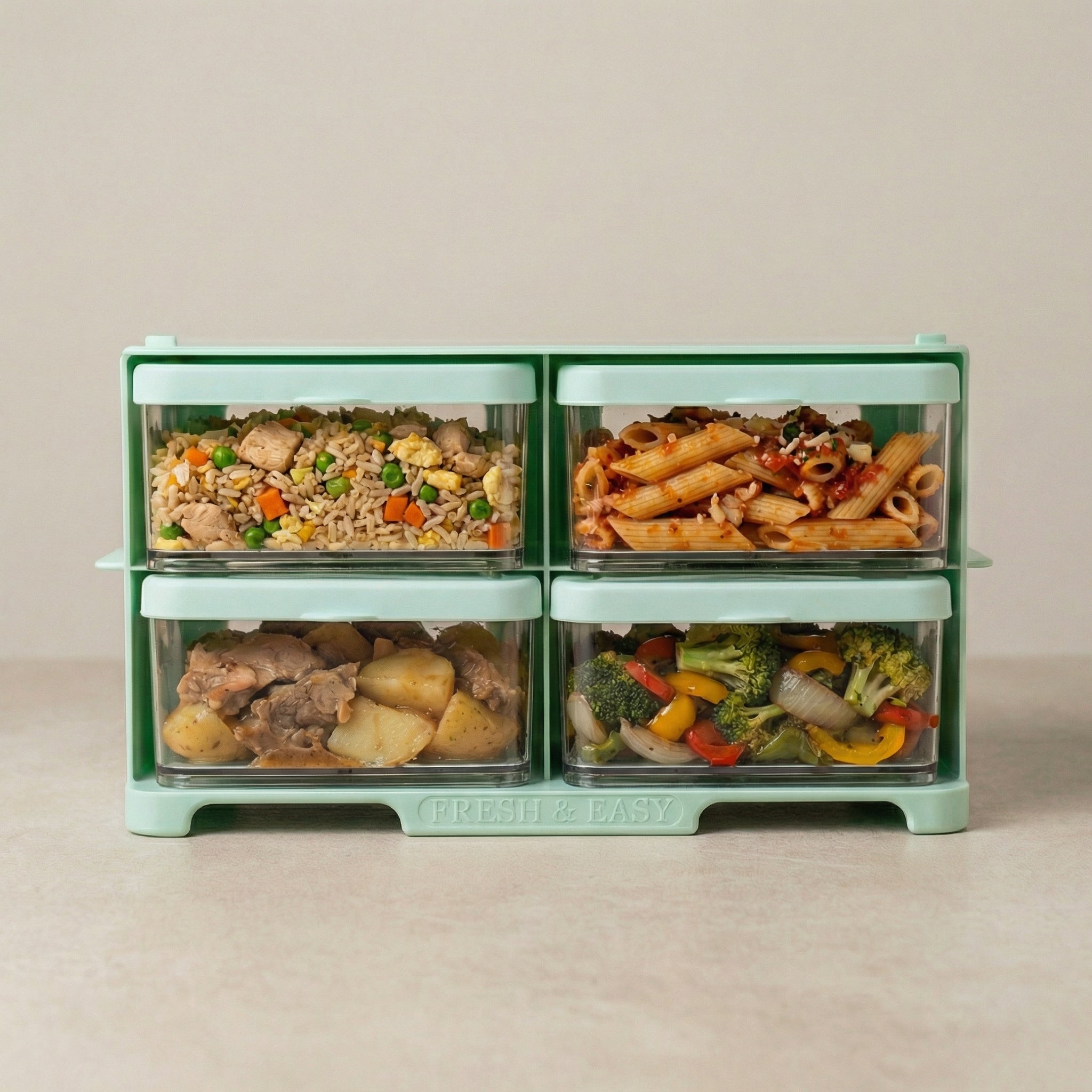 Fresh & Easy Matrack pastellgrønn