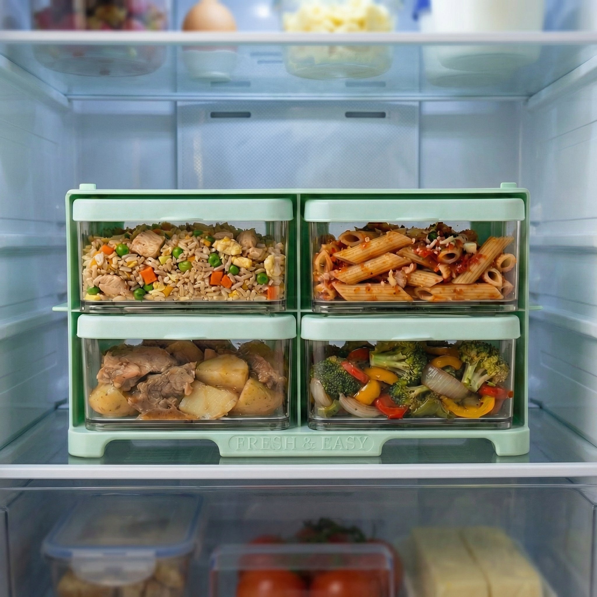 Fresh & Easy Matrack pastellgrønn