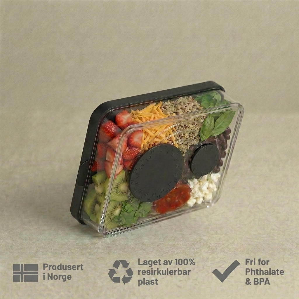 Fresh & Easy Påleggsboks svart