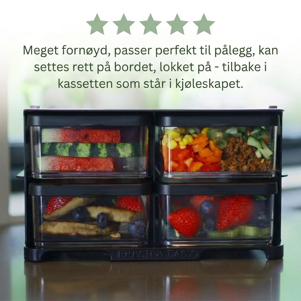 Fresh & Easy Matrack svart