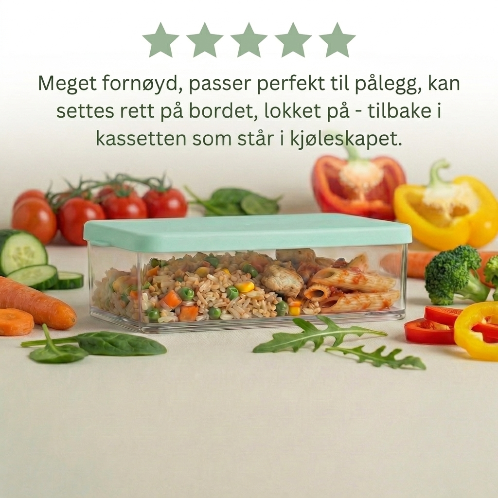 Fresh & Easy Matboks pastellgrønn