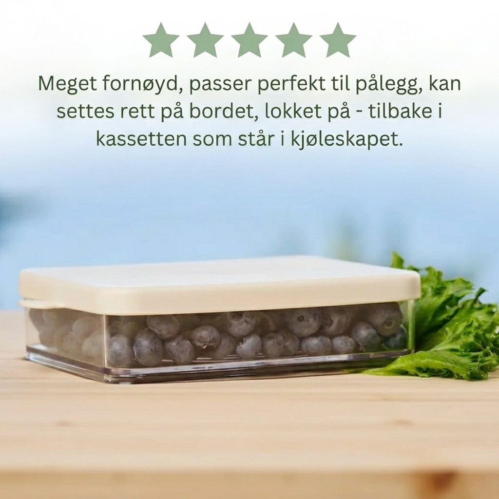 Fresh & Easy Påleggsboks kremhvit