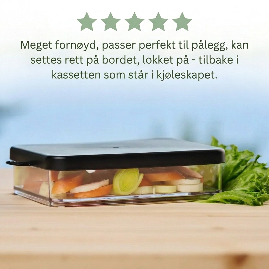 Fresh & Easy Påleggsboks svart