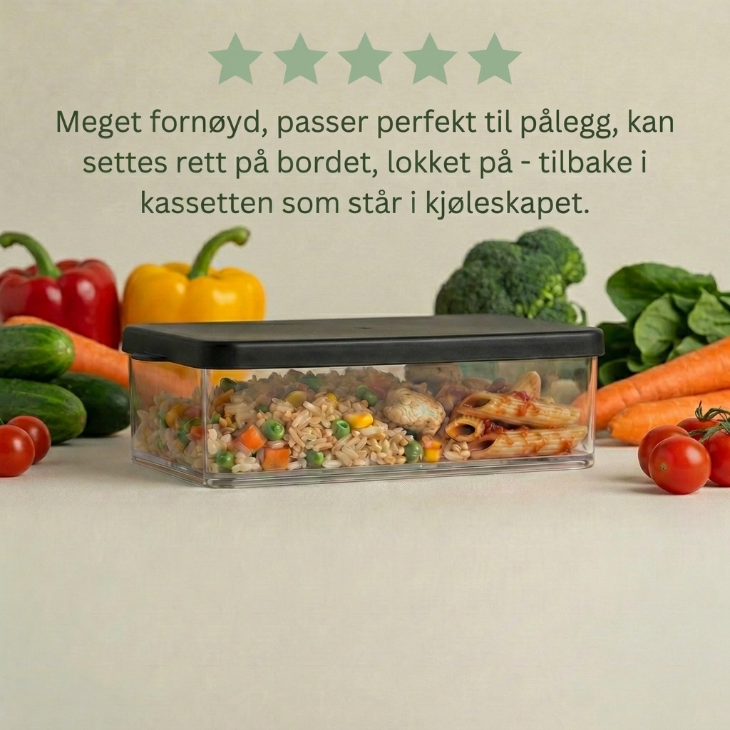 Fresh & Easy Matboks svart