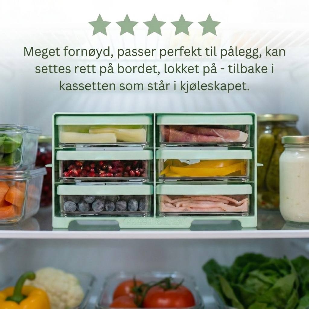 Fresh & Easy Påleggsrack pastellgrønn